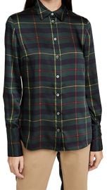 Monse Cowl Back Plaid Blouse at Shopbop